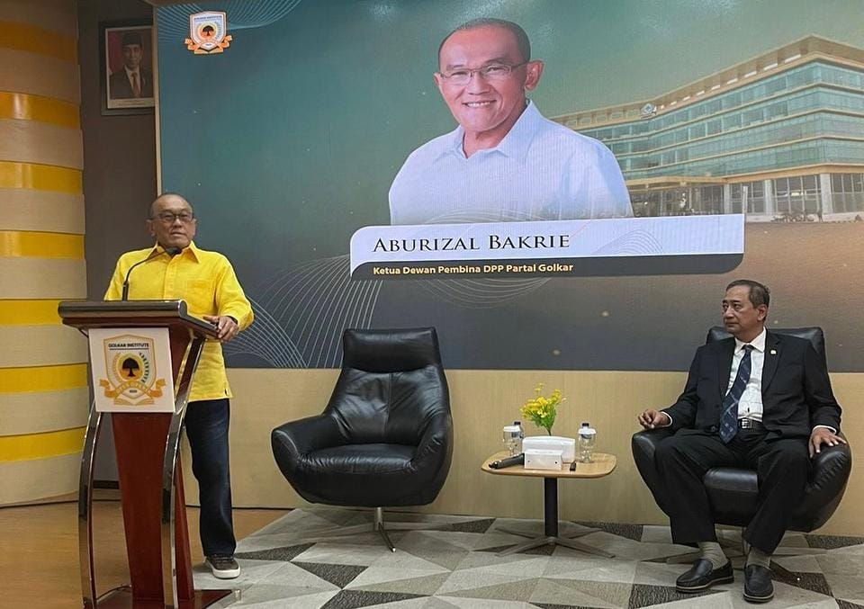 Aburizal Bakrie di Golkar Institute: Orang Yang Tak Pernah Gagal, Takkan Pernah Berhasil